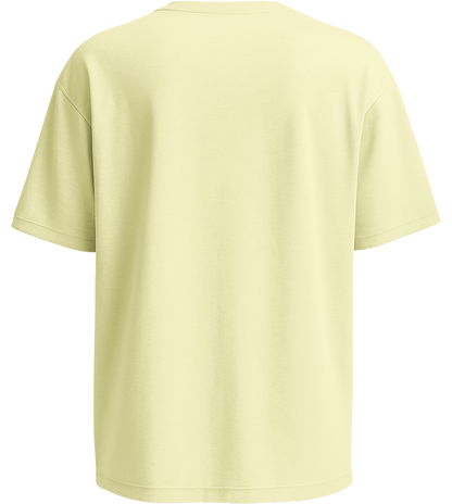 Premium men's oversized t-shirt_LIGHT YELLOW_back