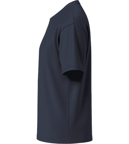 Premium men's oversized t-shirt_FRENCH NAVY_left