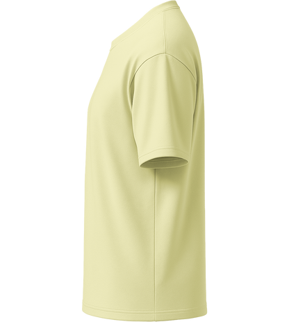 Premium men's oversized t-shirt_LIGHT YELLOW_left