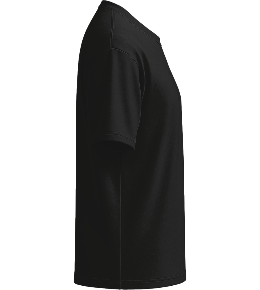 Premium men's oversized t-shirt_DEEP BLACK_right