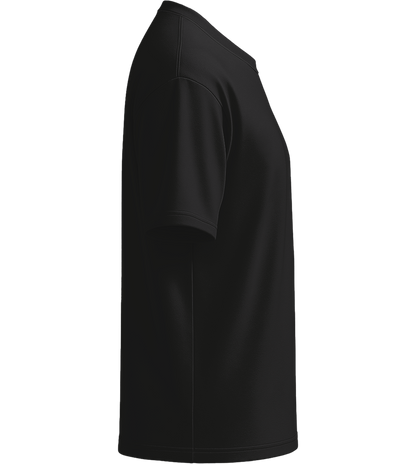 Premium men's oversized t-shirt_DEEP BLACK_right