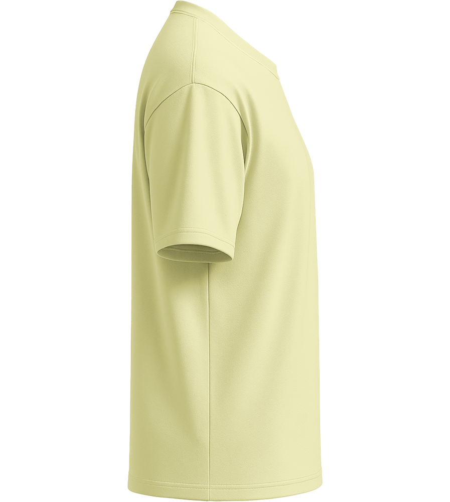 Premium men's oversized t-shirt_LIGHT YELLOW_right