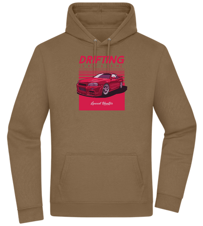 Drifting Not A Crime Design - Premium Essential Unisex Hoodie_ARMY_front