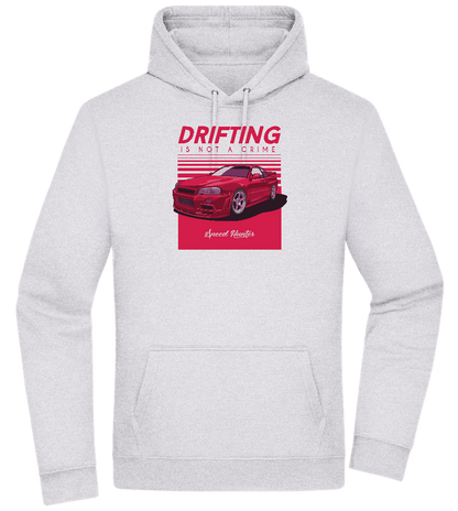 Drifting Not A Crime Design - Premium Essential Unisex Hoodie_ORION GREY II_front