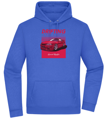 Drifting Not A Crime Design - Premium Essential Unisex Hoodie_ROYAL_front