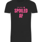 Spoiled AF Arrow Design - Basic Unisex T-Shirt_DEEP BLACK_front