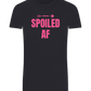 Spoiled AF Arrow Design - Basic Unisex T-Shirt_FRENCH NAVY_front