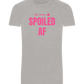 Spoiled AF Arrow Design - Basic Unisex T-Shirt_ORION GREY_front