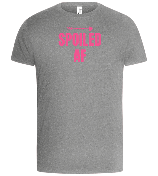 Spoiled AF Arrow Design - Basic Unisex T-Shirt_ORION GREY_front