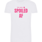 Spoiled AF Arrow Design - Basic Unisex T-Shirt_WHITE_front