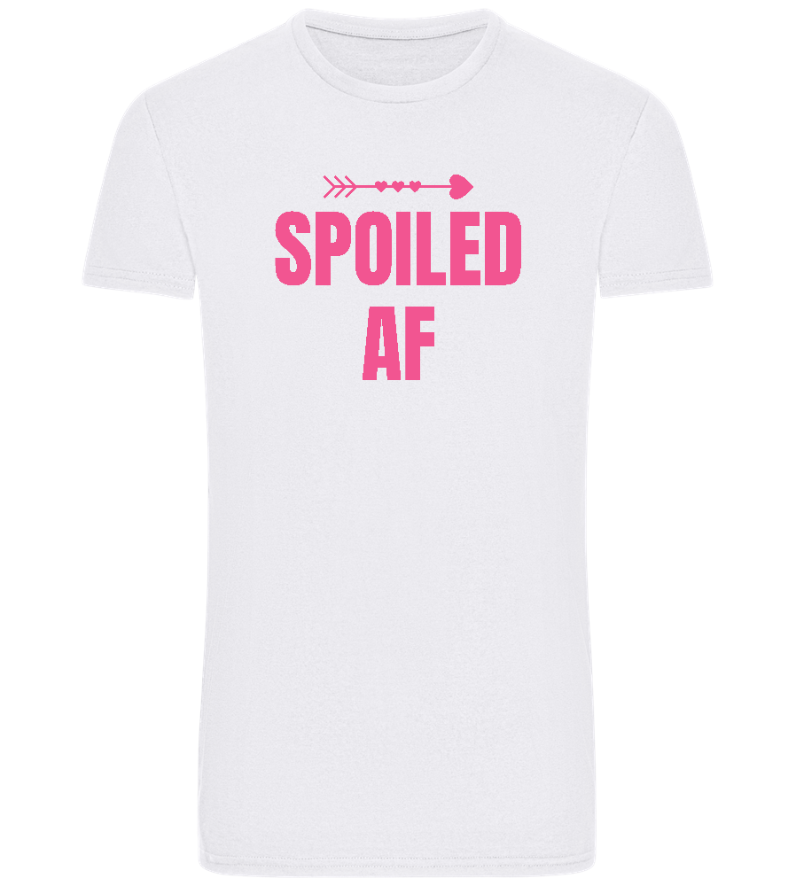 Spoiled AF Arrow Design - Basic Unisex T-Shirt_WHITE_front