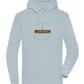 Never Late Design - Premium unisex hoodie_CREAMY BLUE_front