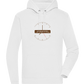 Never Late Design - Premium unisex hoodie_WHITE_front