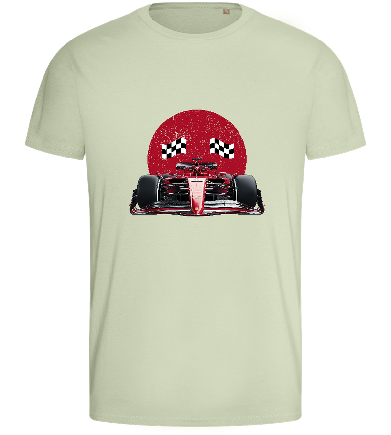 Speed Demon Design - Basic men's fitted t-shirt_SILESTONE_front