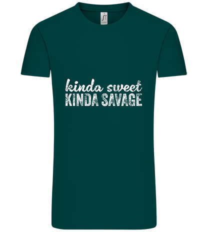 Kinda Sweet Kinda Savage Design - Comfort Unisex T-Shirt_GREEN EMPIRE_front