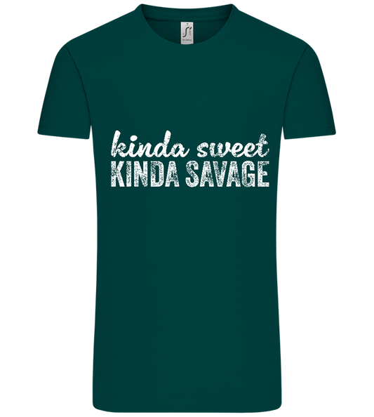 Kinda Sweet Kinda Savage Design - Comfort Unisex T-Shirt_GREEN EMPIRE_front