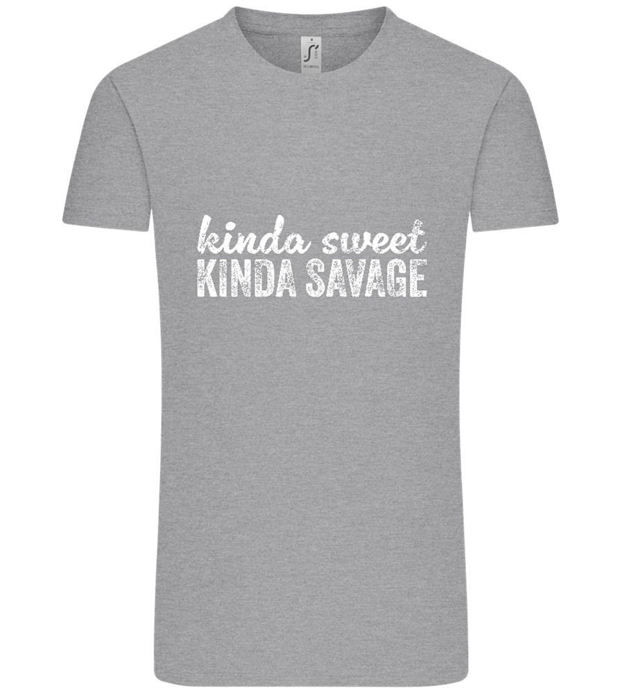 Kinda Sweet Kinda Savage Design - Comfort Unisex T-Shirt_ORION GREY_front