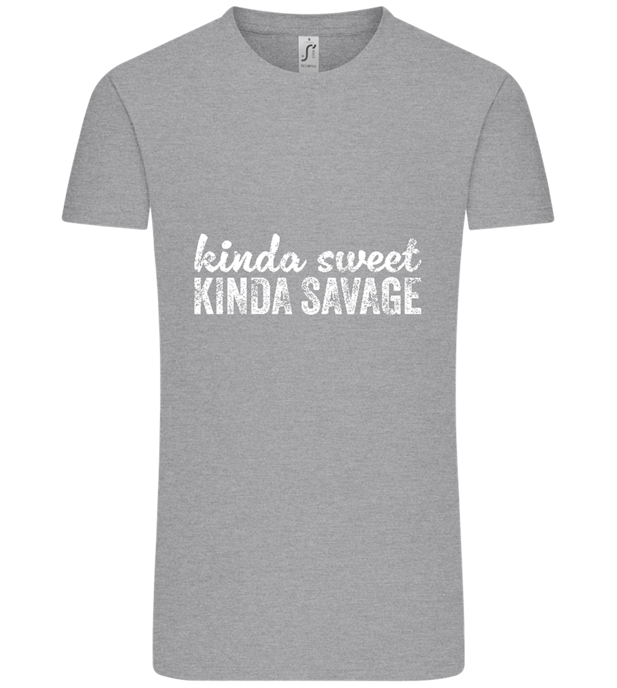 Kinda Sweet Kinda Savage Design - Comfort Unisex T-Shirt_ORION GREY_front