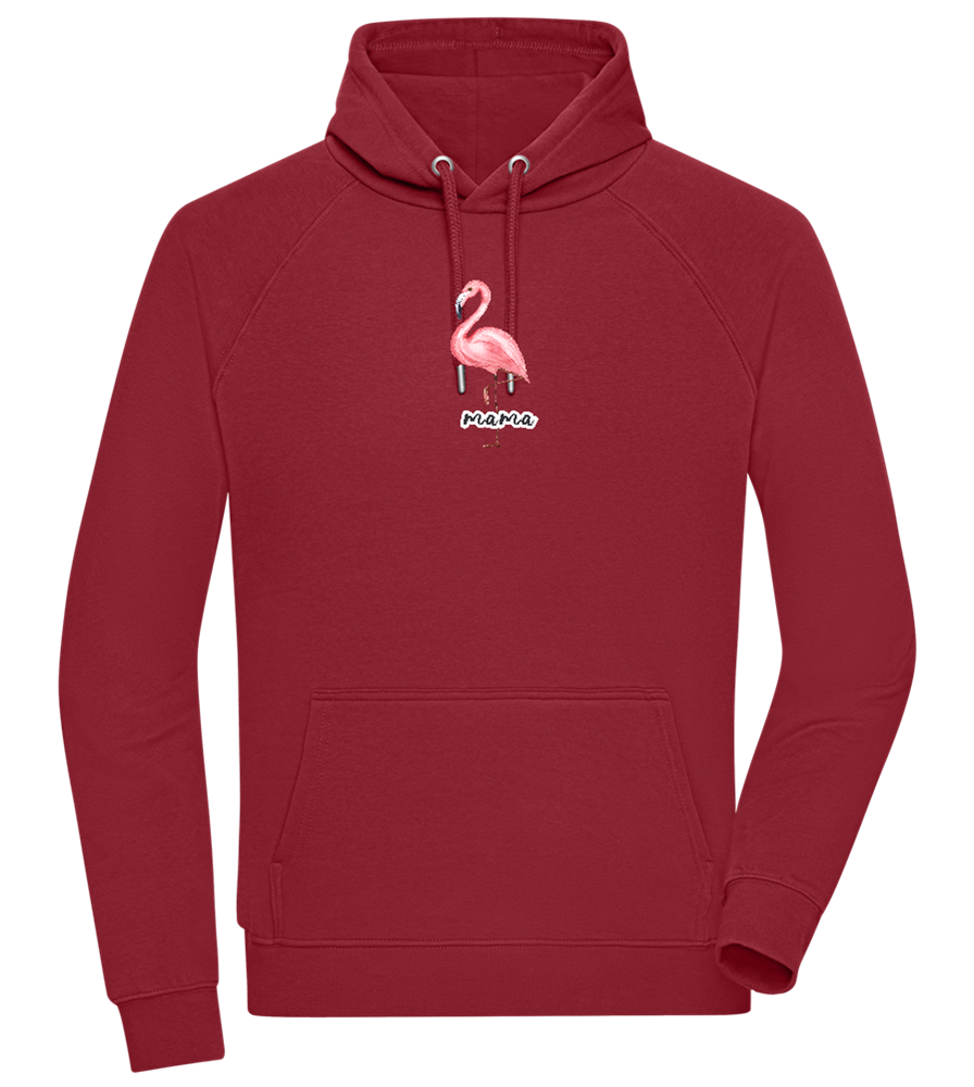 Mama Flamingo Design - Comfort unisex hoodie_BORDEAUX_front