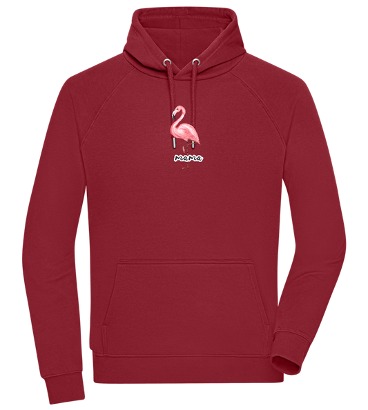 Mama Flamingo Design - Comfort unisex hoodie_BORDEAUX_front