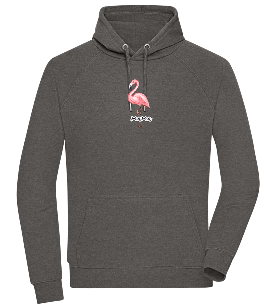 Mama Flamingo Design - Comfort unisex hoodie_CHARCOAL CHIN_front