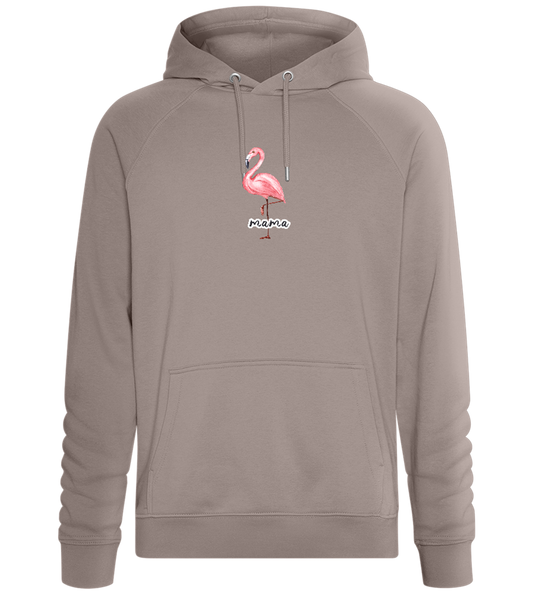 Mama Flamingo Design - Comfort unisex hoodie_CHARCOAL CHIN_front