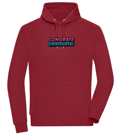 Congrats Graduate Design - Comfort unisex hoodie_BORDEAUX_front