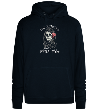 Witch Vibes Design - Premium unisex hoodie_BLACK_front