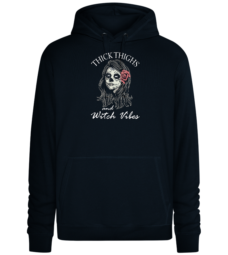 Witch Vibes Design - Premium unisex hoodie_BLACK_front