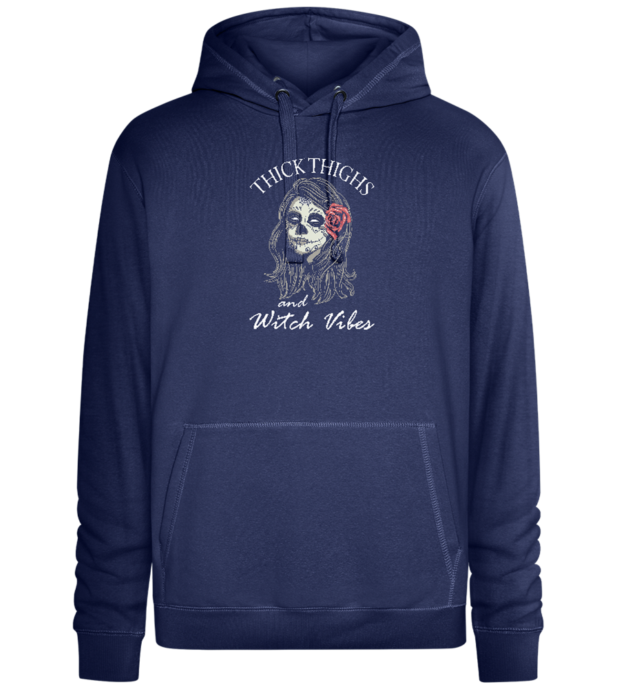 Witch Vibes Design - Premium unisex hoodie_DENIM CHINA_front