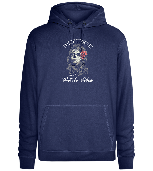 Witch Vibes Design - Premium unisex hoodie_DENIM CHINA_front