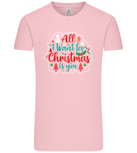 All I Want For Christmas Design - Comfort Unisex T-Shirt