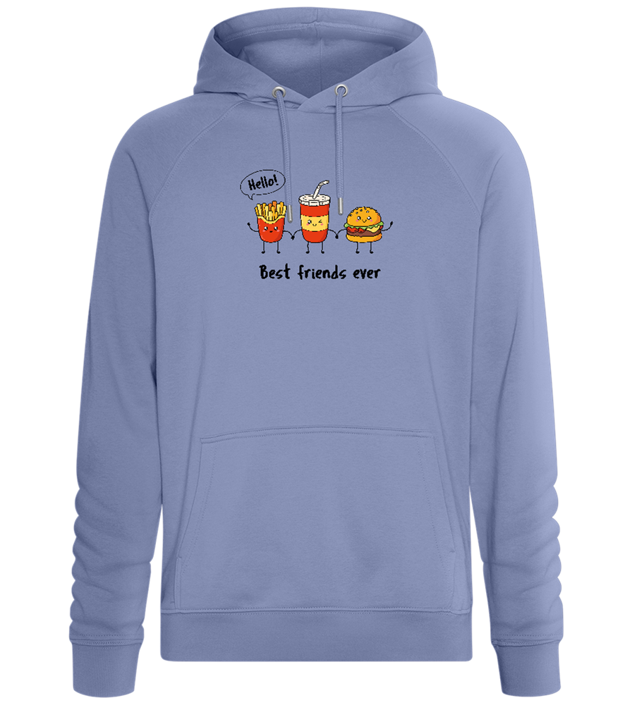 Best Friends Ever Design - Comfort unisex hoodie_BLUE_front