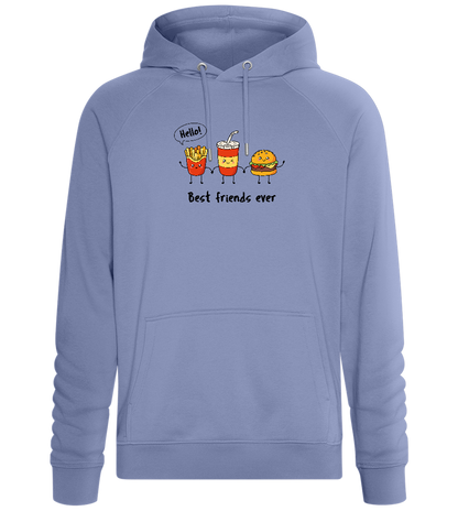 Best Friends Ever Design - Comfort unisex hoodie_BLUE_front