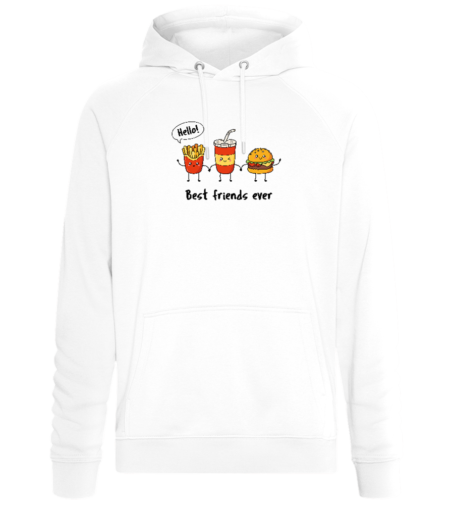 Best Friends Ever Design - Comfort unisex hoodie_WHITE_front