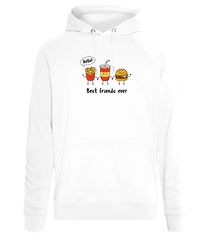 Best Friends Ever Design - Comfort unisex hoodie_WHITE_front