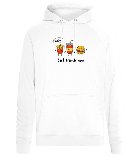 Best Friends Ever Design - Comfort unisex hoodie_WHITE_front