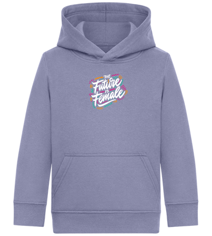 Future Is Female Design - Comfort Kids Hoodie_BLUE_front