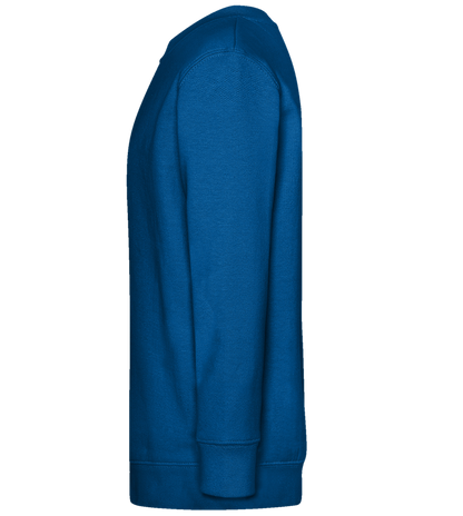 Catstronaut Design - Comfort Kids Sweater_ROYAL_left