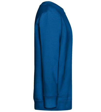 Catstronaut Design - Comfort Kids Sweater_ROYAL_right