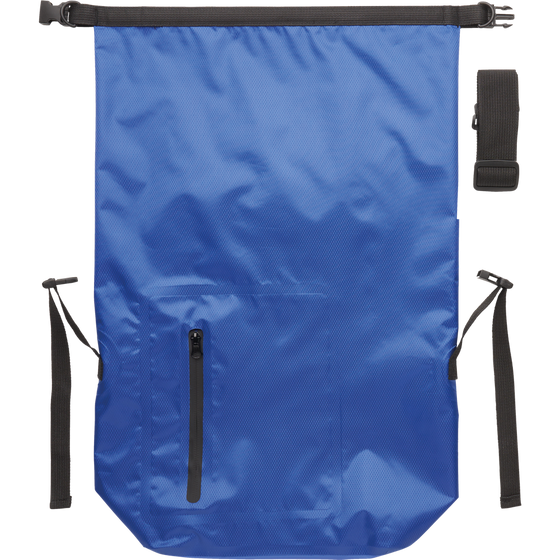 RPET Waterproof Rolltop Bag_ROYAL BLUE_front