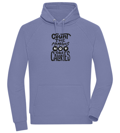Count the Memories Design - Comfort unisex hoodie_BLUE_front