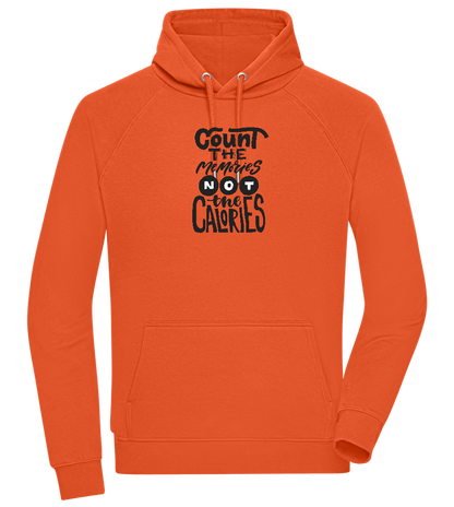 Count the Memories Design - Comfort unisex hoodie_BURNT ORANGE_front