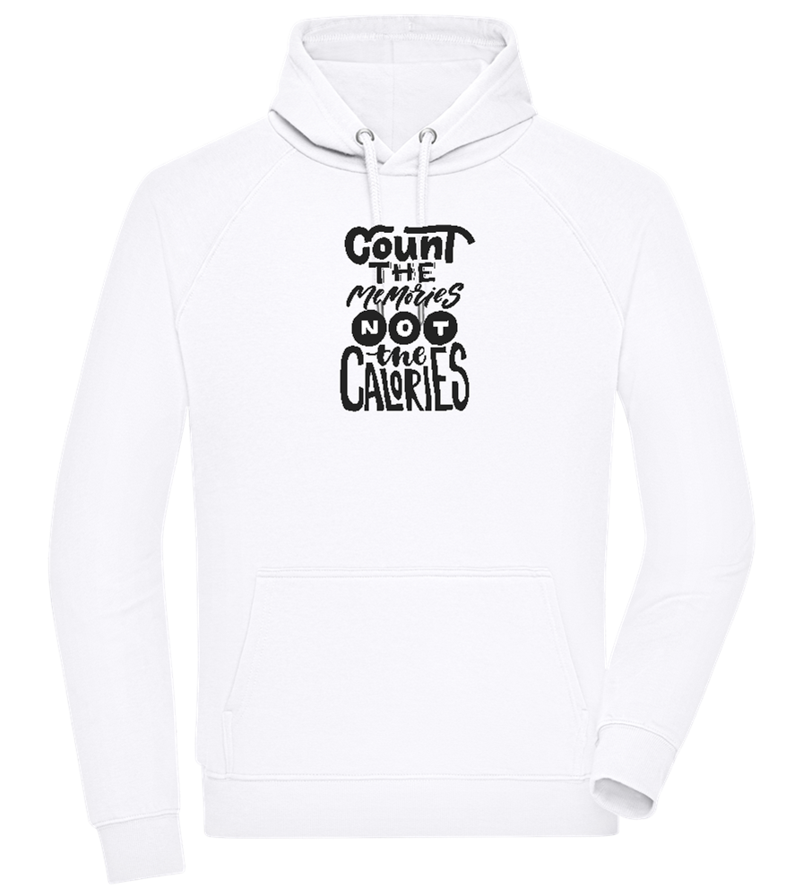 Count the Memories Design - Comfort unisex hoodie_WHITE_front
