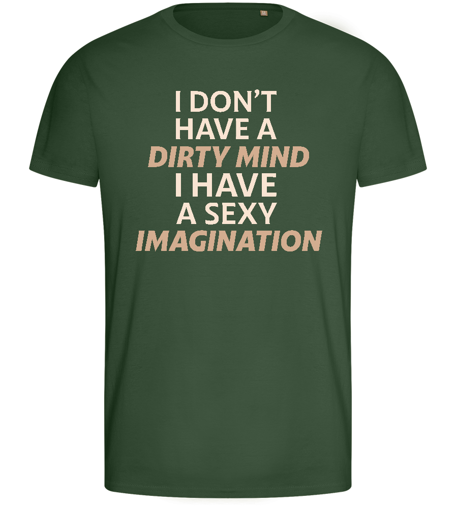 Dirty Mind Design - Basic men's fitted t-shirt_GREEN BOTTLE_front