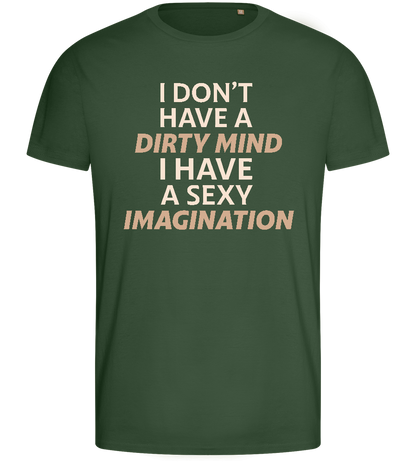 Dirty Mind Design - Basic men's fitted t-shirt_GREEN BOTTLE_front