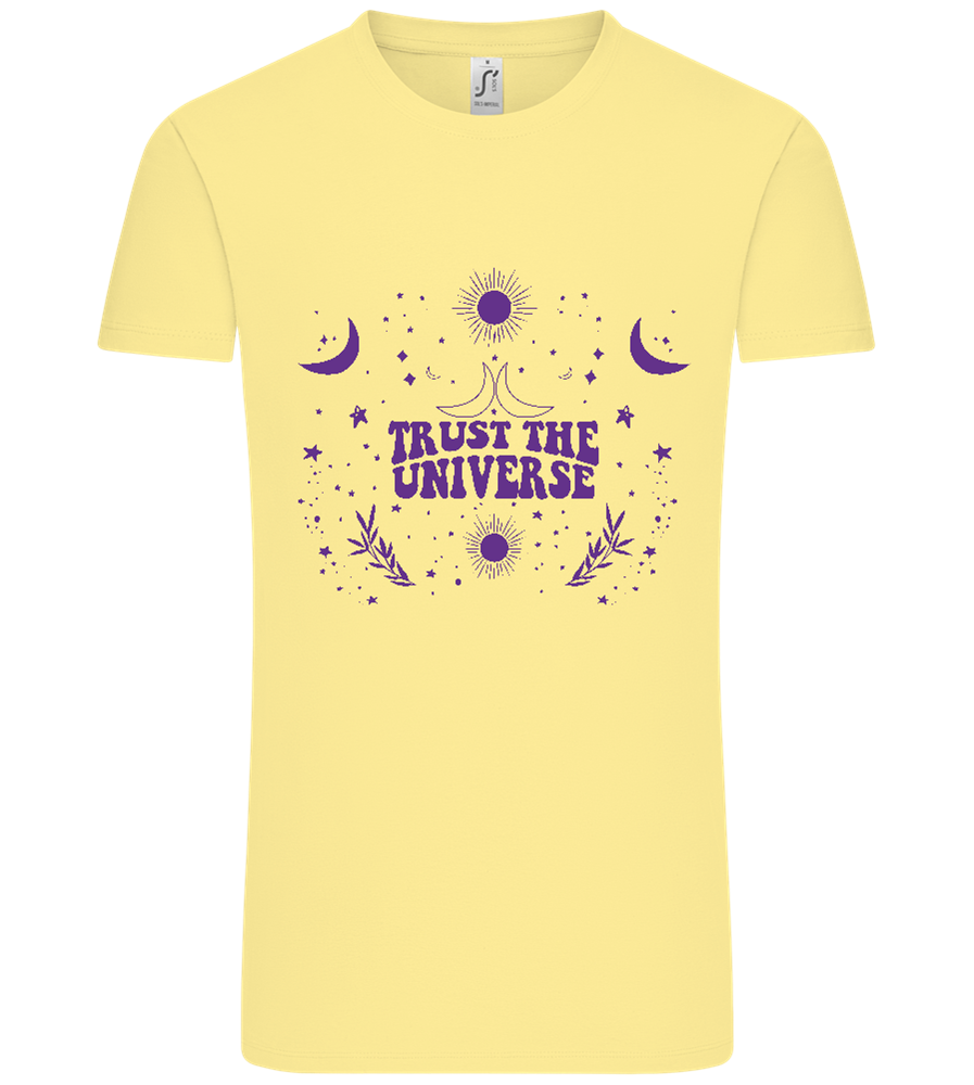 Universe Design - Comfort Unisex T-Shirt_AMARELO CLARO_front