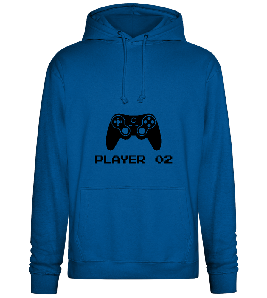 Player 002 Design - Premium Essential Unisex Hoodie_ROYAL_front