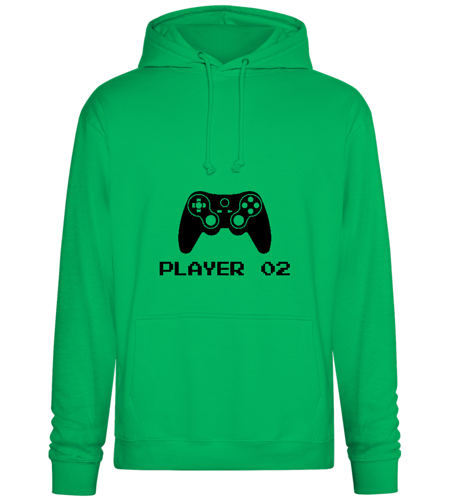 Player 002 Design - Premium Essential Unisex Hoodie_SPRING GREEN_front