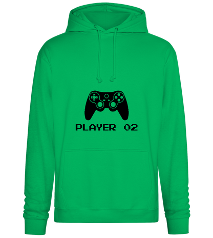 Player 002 Design - Premium Essential Unisex Hoodie_SPRING GREEN_front